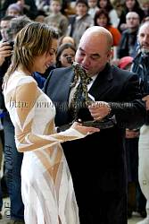 Almudena Cid & Presidente Fed Alavesa